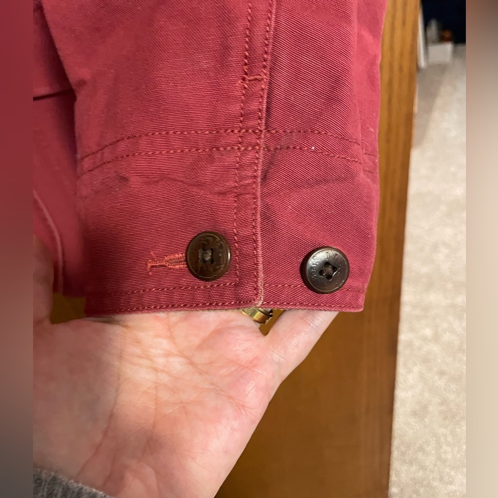 LL Bean Vintage Utility Jacket with Corduroy Collar - Picture 4 of 9